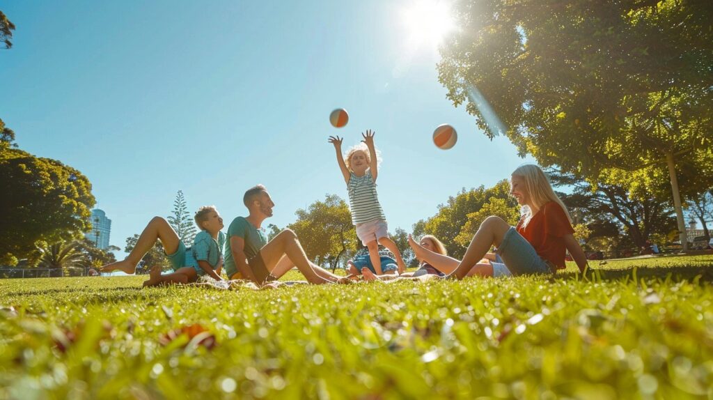 family park fun stockcake