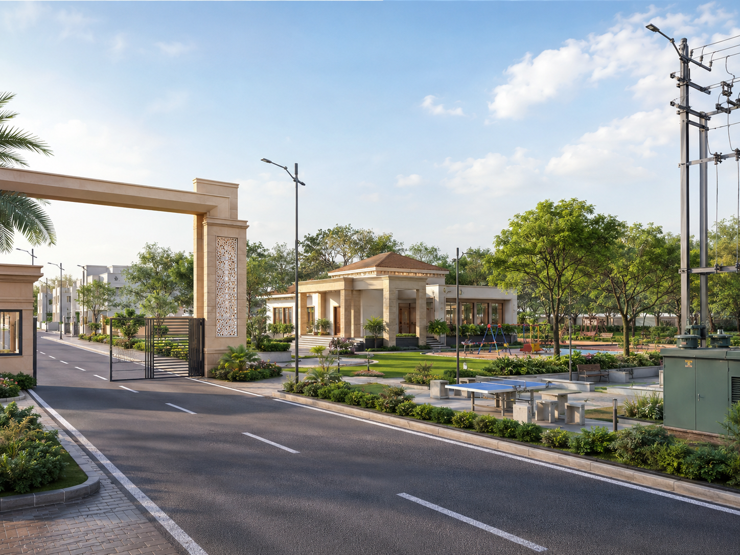 Gated society amenities
